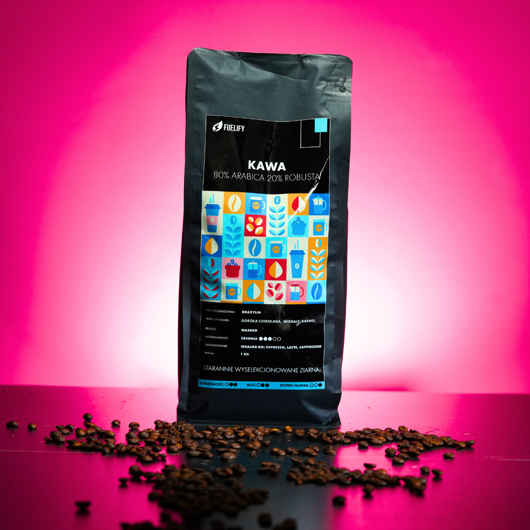 KAWA FUELIFY TESSERA MOZAICO  (70% ROBUSTA 30% ARABICA)