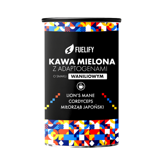 BRAIN FUEL | KAWA MIELONA Z ADAPTOGENAMI (O SMAKU WANILIOWYM)