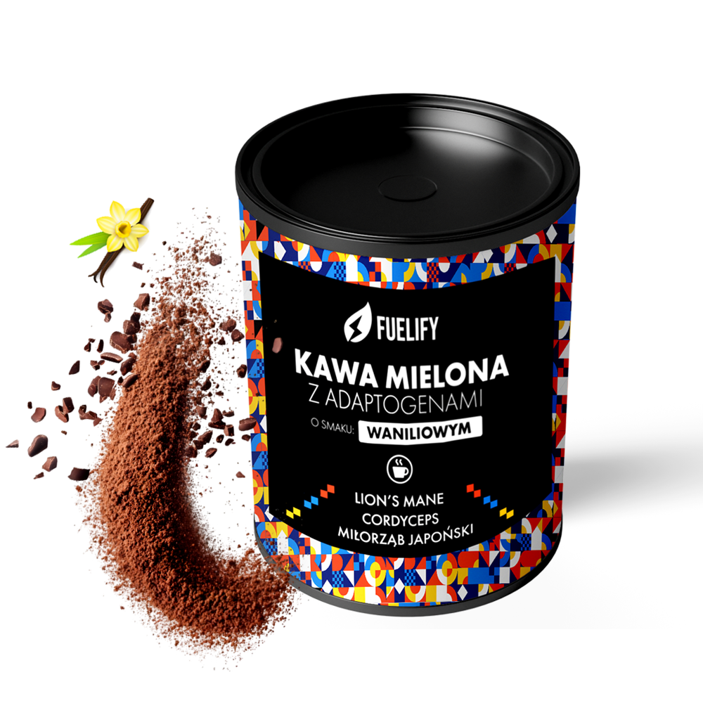 BRAIN FUEL | KAWA MIELONA Z ADAPTOGENAMI (O SMAKU WANILIOWYM)