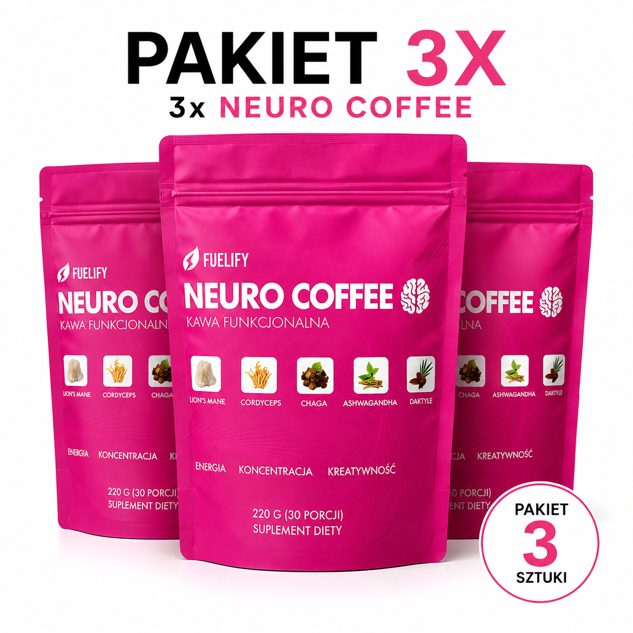 NEURO COFFEE - Pakiet Performance