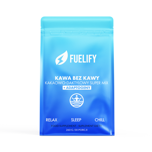 KAWA BEZ KAWY FUELIFY - KAKAOWO DAKTYLOWY SUPER MIX Z ADAPTOGENAMI